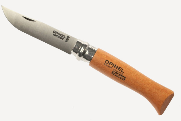 Нож складной Opinel Tradition №8 VRN (Carbon) 8,5см (Бук / угле. Сталь)
